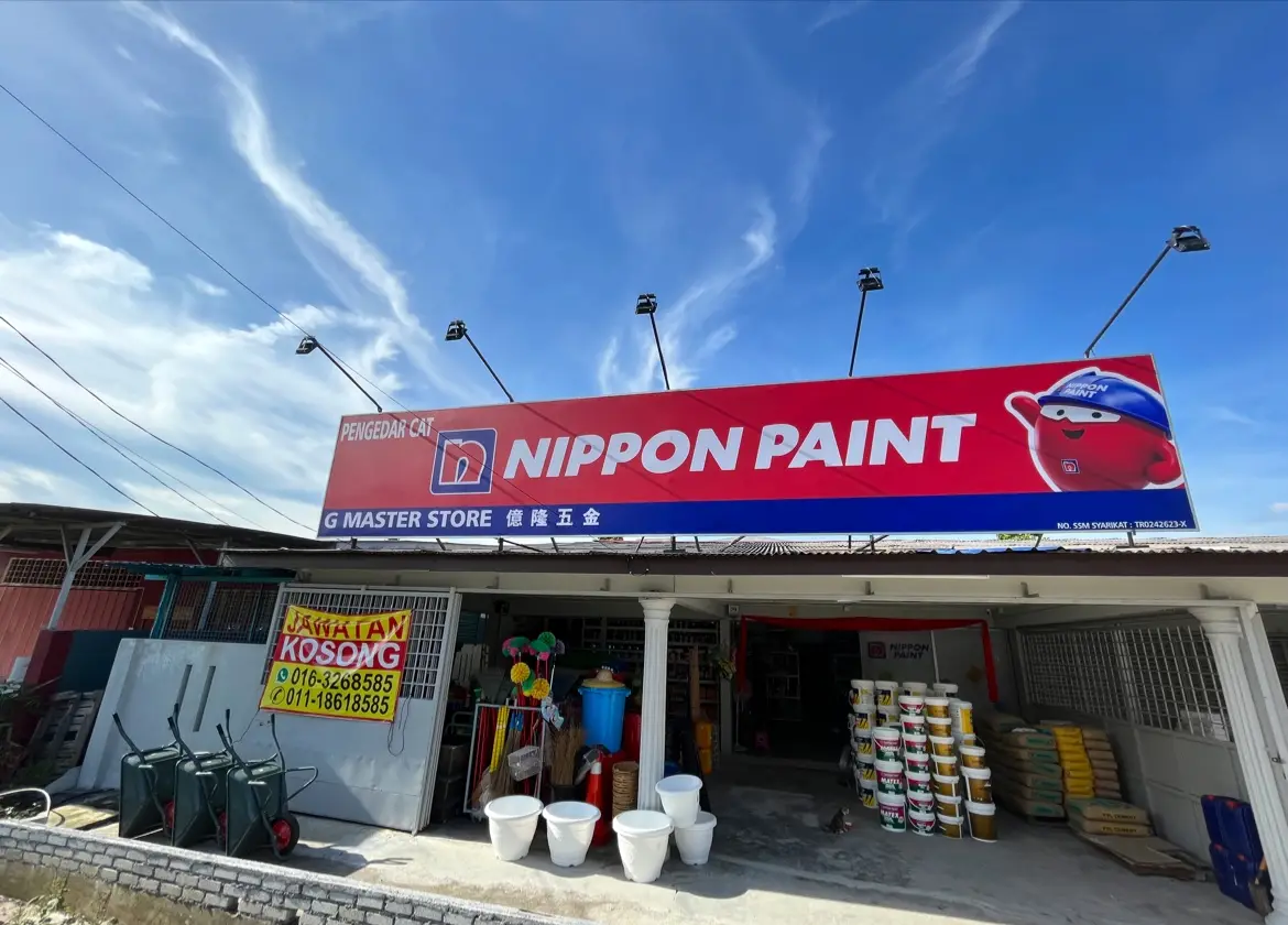 Shopfront of G master Hardware Store in Klang