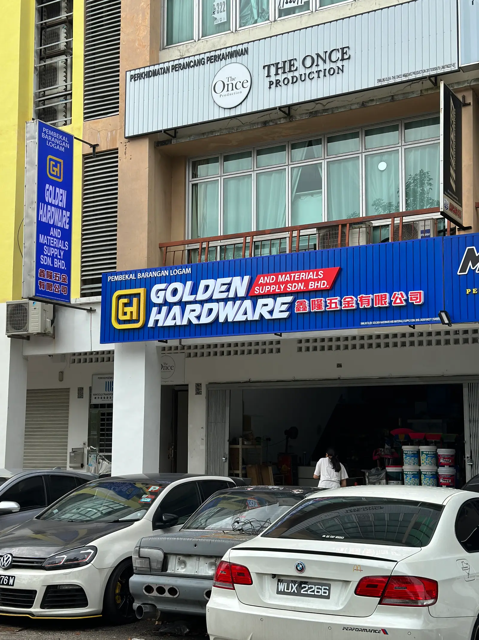 Shopfront of Golden Hardware & Materials Supply Sdn.Bhd. in Johor Bahru