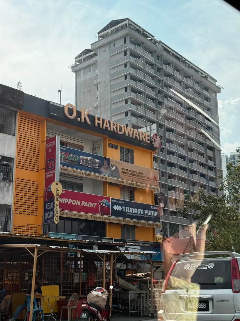 Shopfront of Okay Hardware Sentul